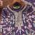 Purple designer chinon sequins embroidered work readymade suit