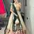 Firozi Color Zari Weaving Work With Flower Work On Boarder Paithani Silk Lehenga Choli With Unstitched Blouse