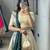 Firozi Color Zari Weaving Work With Flower Work On Boarder Paithani Silk Lehenga Choli With Unstitched Blouse