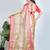 Gold plain tissue unstitched blouse piece elegant traditional saree