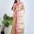 Gold plain tissue unstitched blouse piece elegant traditional saree