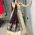 Wine Purple Color Zari Weaving Paithani Silk Lehenga Choli With Unstitched Blouse