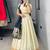 Navy-blue Color Zari Weaving Work Paithani Silk Lehenga Choli With Unstitched Blouse