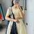 Navy-blue Color Zari Weaving Work Paithani Silk Lehenga Choli With Unstitched Blouse