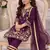 Premium chinon silk wedding kids kurta set