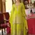 Chinon free size stitched suit with embroidery work