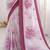 Sangam prints pink cotton print with aari work woven work traditional saree