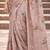 Sangam prints beige cotton print with aari work woven work traditional saree