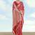 Red banarasi silk zari woven saree