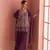 Chinon free size stitched suit with embroidery work