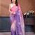 Women Poly Georgette Embroidery Sequence Bird Work Saree