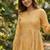 Yellow solid kurta pant set 