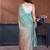 Women Poly Georgette Embroidery Sequence Bird Work Saree