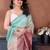 Women Poly Georgette Embroidery Sequence Bird Work Saree