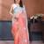 Women Poly Georgette Embroidery Sequence Bird Work Saree