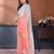 Women Poly Georgette Embroidery Sequence Bird Work Saree