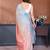 Women Poly Georgette Embroidery Sequence Bird Work Saree