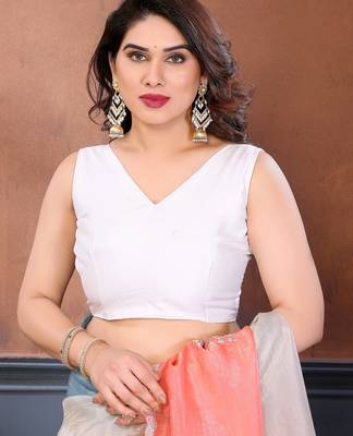 Women Poly Georgette Embroidery Sequence Bird Work Saree 5