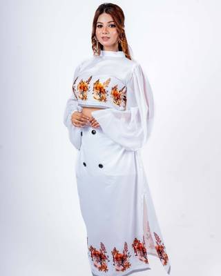 Crop top and skirt co-ord set 1