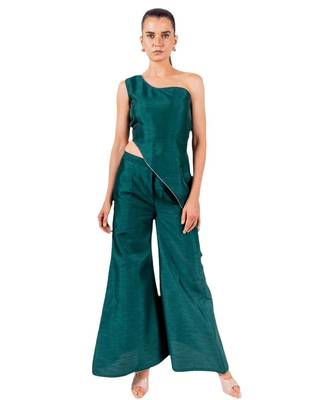 Emerald green coord set 1