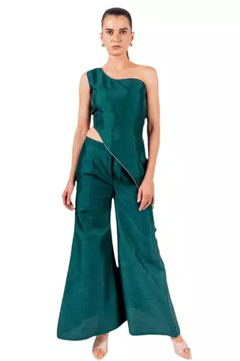 Emerald green coord set