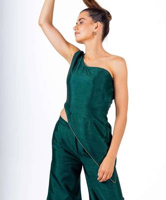 Emerald green coord set 3