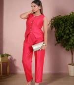 Fuchsia pink coord set