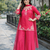 Womens pink kurati palazzo with dupatta embroidered festival wear