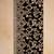 Men black velvet thread work dupatta