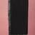 Men black viscose solid dupatta with mirror work border