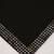 Men black viscose solid dupatta with mirror work border