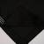 Men black viscose solid dupatta with mirror work border