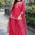 Womens pink kurati palazzo with dupatta embroidered festival wear