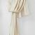 Men off white rayon embroidered sequin dupatta