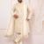 Men georgette solid dupatta with mirror work border