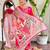 Trading red festival kurati pent with dupatta set