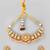 Gold plated kundan choker set