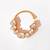 Gold plated kundan nath