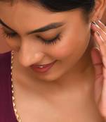 Gold plated kundan hairband