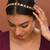 Gold plated kundan hairband
