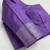Lavender soft silk blend banarasi jacuard work designer party wear saree with unstitched blouse piece