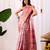Baby pink lichi silk digital floral saree with rich zari woven border & designer blouse – premium printed collection