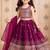 Designer georgette embroidered work wedding lehenga choli for kids