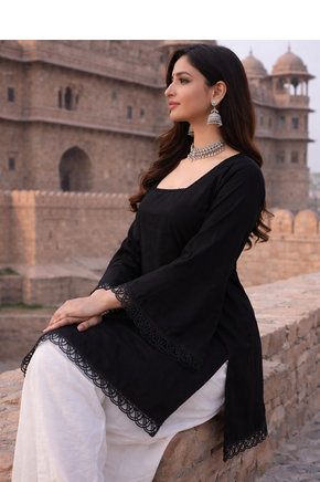 ROMAN silk blend SHORT KURTI    3