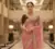 pink Color  Sequins and jaro Thread Embroidery Work  Satin art silk saree