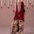 Maroon embroidery faux georgette fully stitched patiyala salwar