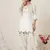 Off-white embroidery satin fully stitched farshi salwar suit set