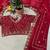 Red Color  jari Dori Thread Embroidery Work  Velvet Saree