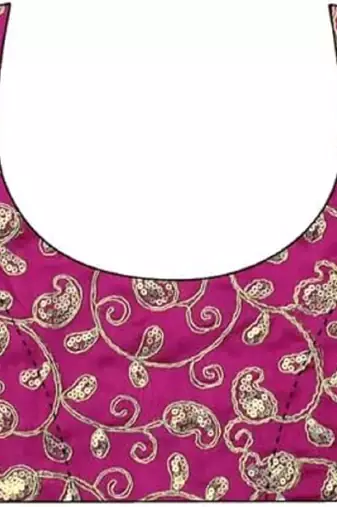 Pink Georgette Leheriya Printed Saree With Unstitched Blouse Piece