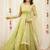 Light-green embroidery bids full stitched anarkali suit
